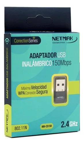 Adaptador WIFI USB 150mbs Netmak