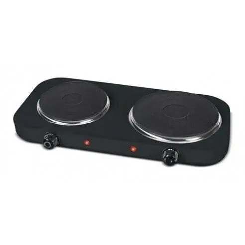 Anafe Eléctrico Dual 2000W Jahro Negro