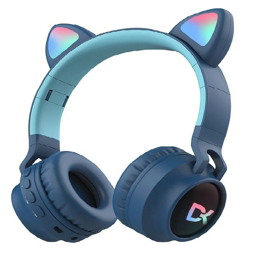 Auriculares Inalámbricos Kitty Cat Beat Verde Dekkin