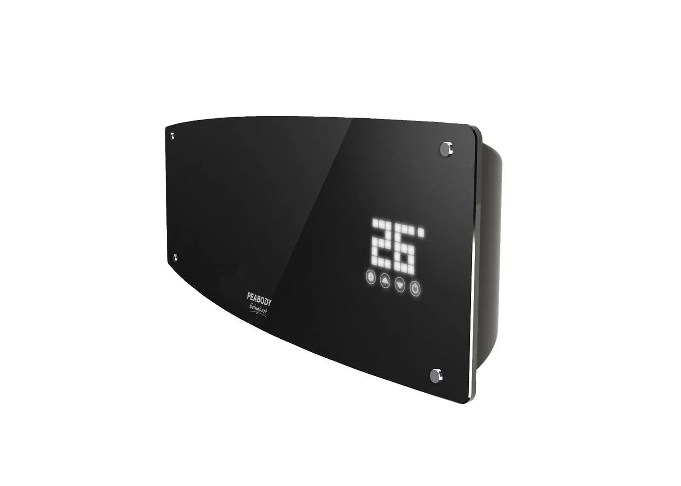 Caloventor Split de Pared Peabody Negro