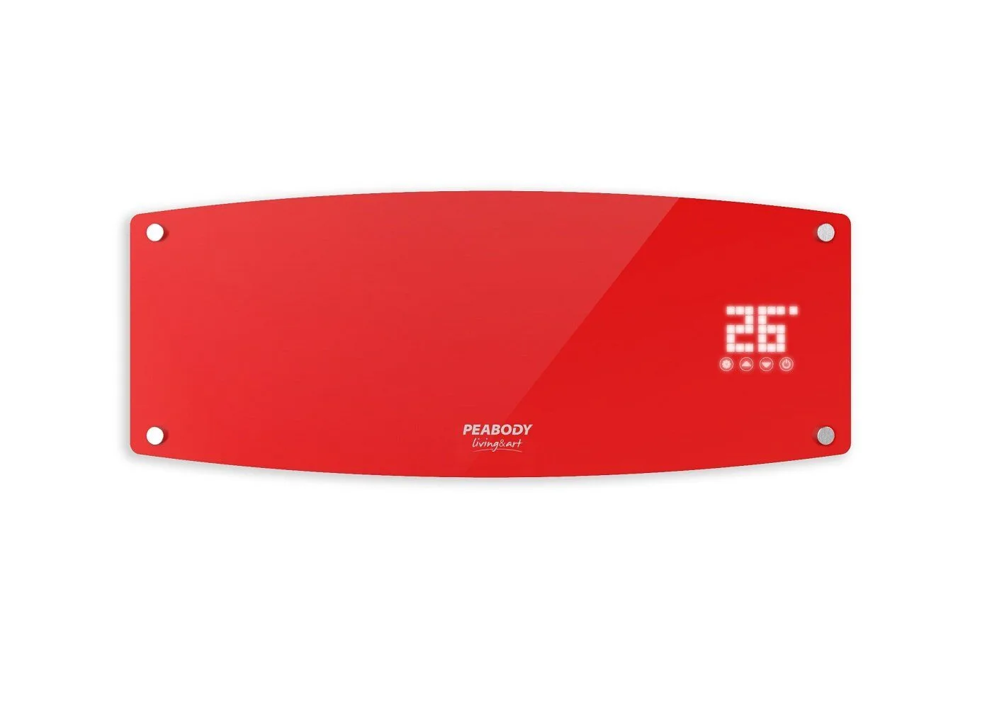 Caloventor Split de Pared Peabody Rojo