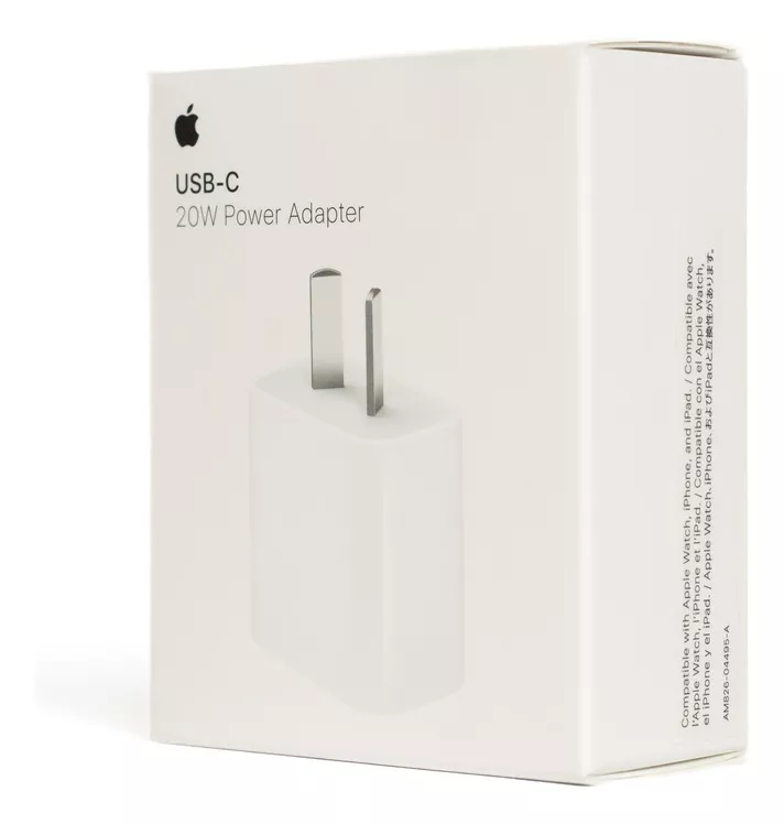 Cargador Apple USB-C Power Adaptador 20W Original