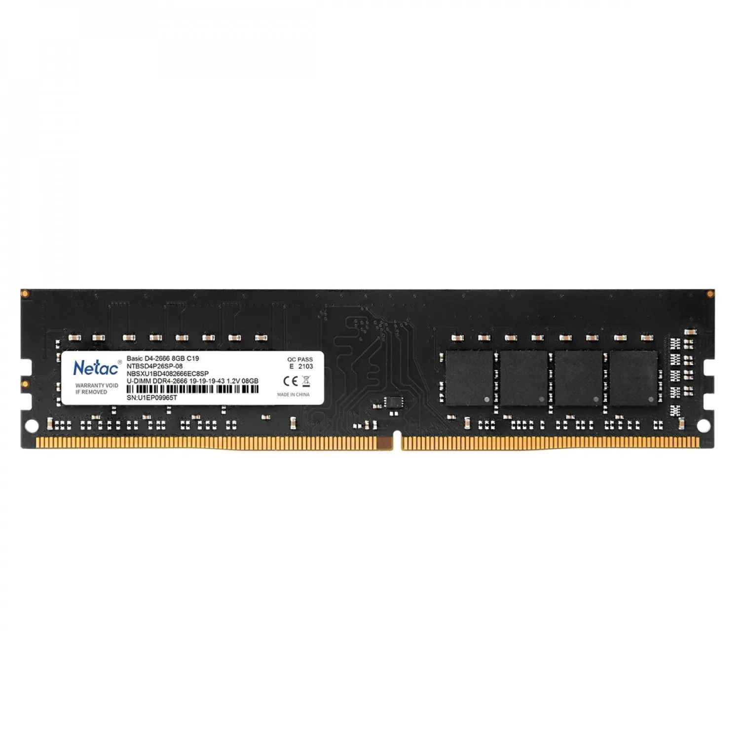 DDR4 16 GB 3200MHZ Basic C16 Netac