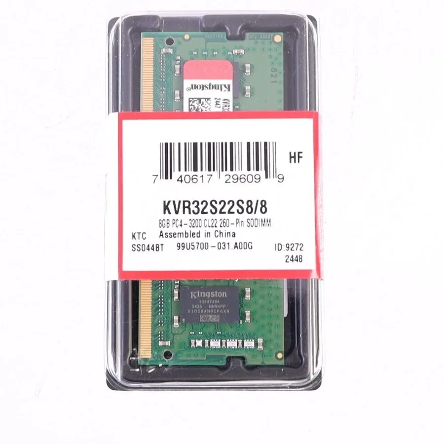 DDR4 8GB KINGSTON 3200MHZ CL22 KVR