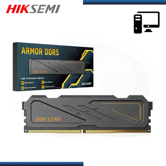DDR5 16 GB 5600MHZ HIKSEMI ARMOR BLACK (DISIPADOR)