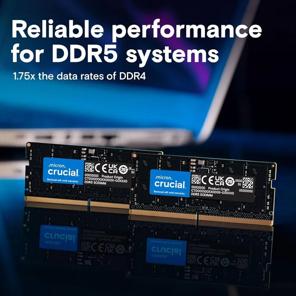 DDR5 8 GB 5600MHZ SODIMM CRUCIAL