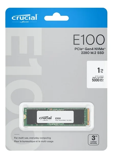 DISCO SSD 1 TB M.2 NVME PCIE CRUCIAL