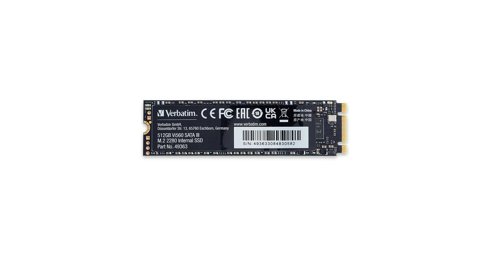 DISCO SSD 512 GB M.2 SATA III VI560 VERBATIM