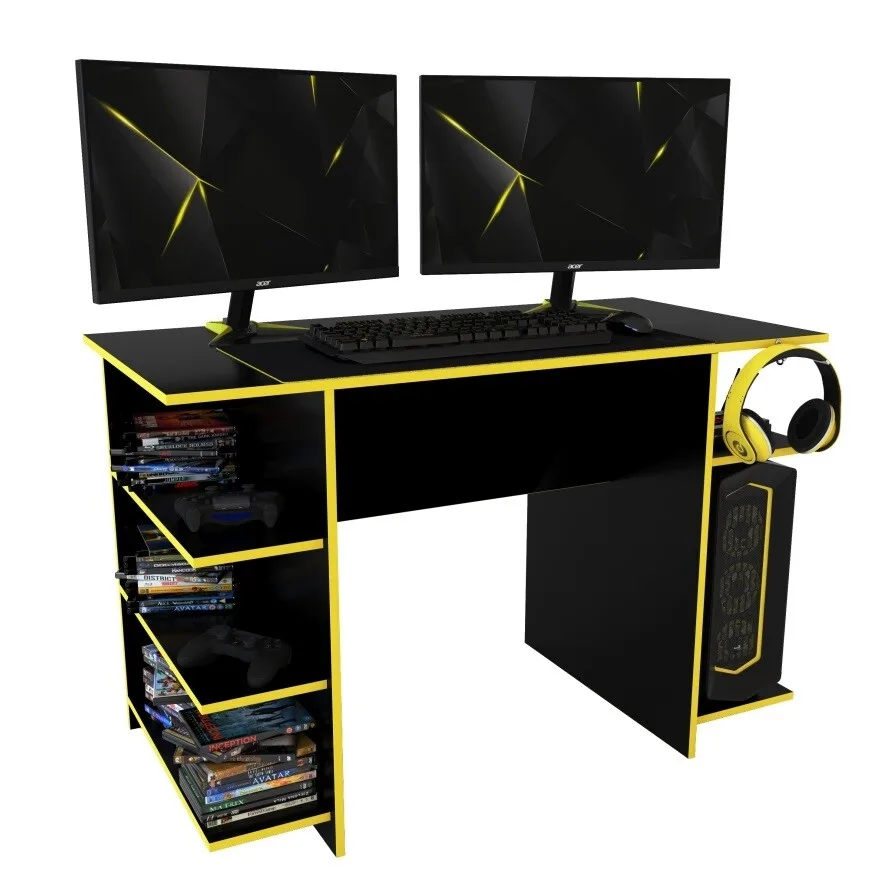 Escritorio Gamer Delos Amarillo
