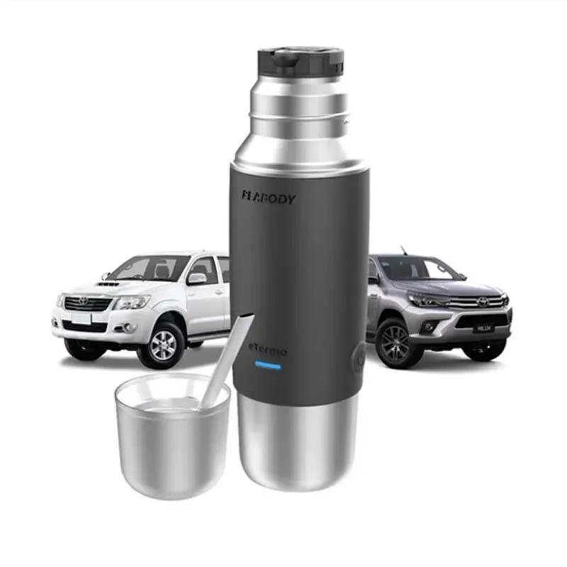 eTermo Termo Eléctrico Auto Peabody Onroad 500ml Silver
