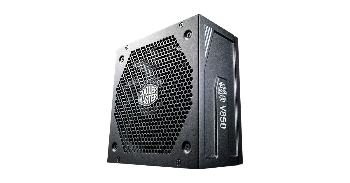 FUENTE COOLERMASTER V850 GOLD-V2 / 80+ GOLD 850W FULL MODULAR (CABLE POWER AMERICANO)
