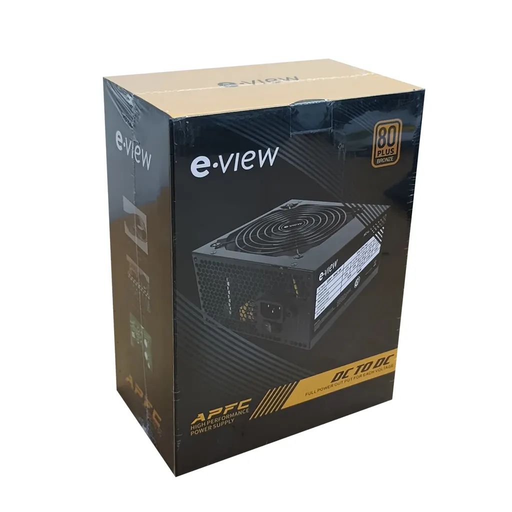 FUENTE E-VIEW 650W 80+ BRONCE