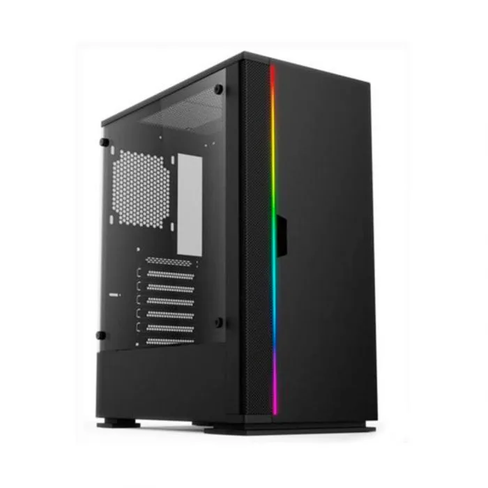 GABINETE GAMING E-VIEW KIT-K1 RGB ATX-650W 80+ (TEC+MOU/COOLER/VIDRIO)