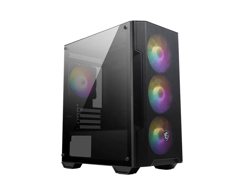GABINETE MSI MAG FORGE M100A (MICRO-ATX/MINI-ATX) (4FAN/ACRILICO)