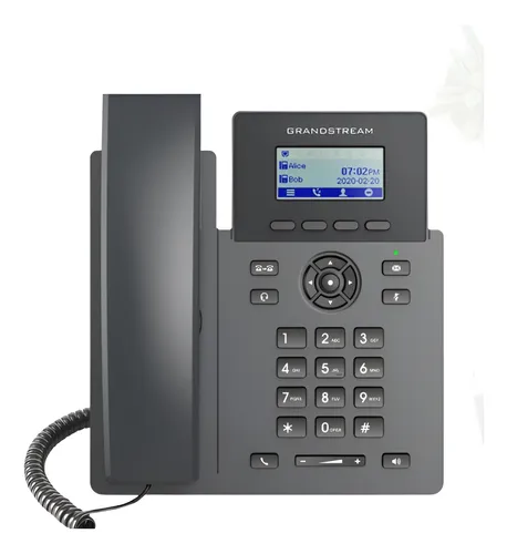 GRANDSTREAM TELEFONO IP 2 LINEAS 2 SIP POE SIN FUENTE