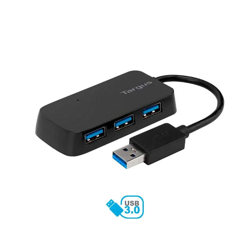 HUB Targus Adaptador USB-A 4 Puertos 3.0 5Gpbs