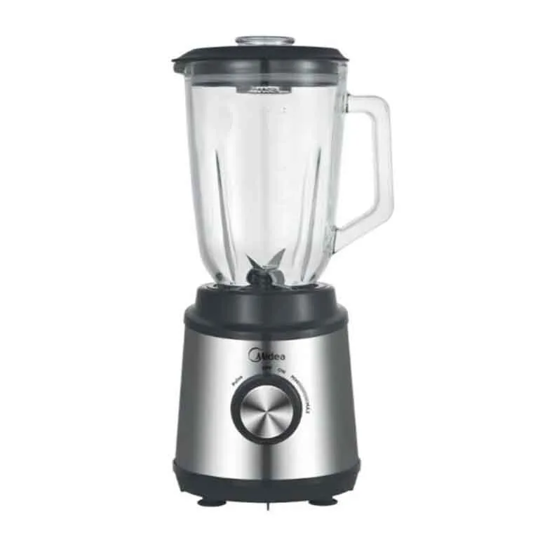 Licuadora Midea Inoxidable 800W Jarra de Vidrio 1.5 Lt.