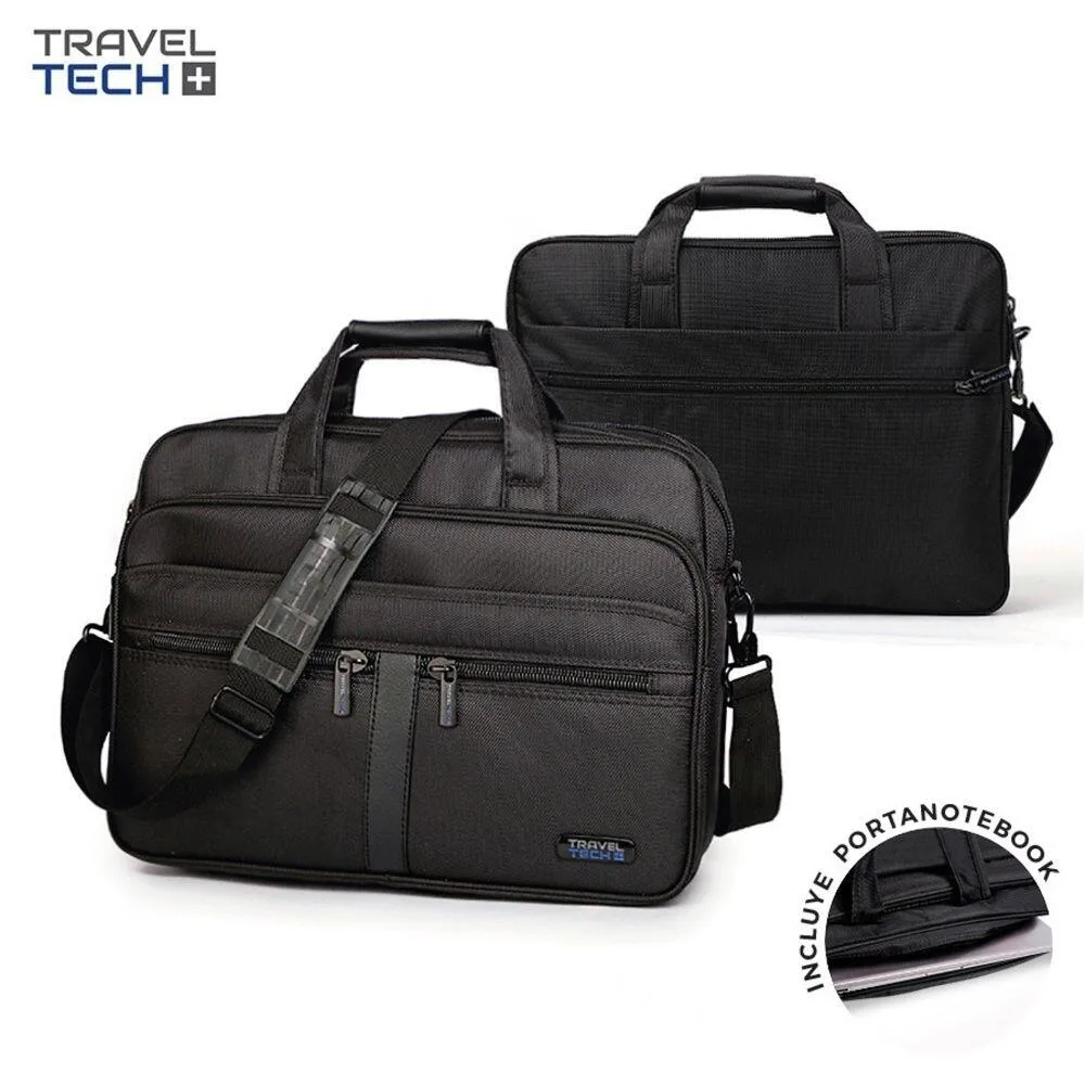 Maletin Porta Notebook Travel Tech Original Negro