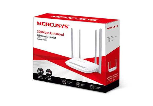 MERCUSYS WI-FI ROUTER 300 MW325R /4 ANTENAS
