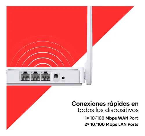 MERCUSYS WI-FI ROUTER MR20 AC750 /2 ANTENAS /DOBLE BANDA