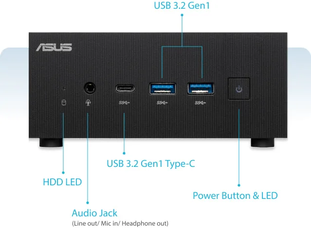 MINI PC ASUS RYZEN 5 5600H PN52-B 1S (BAREBONE)