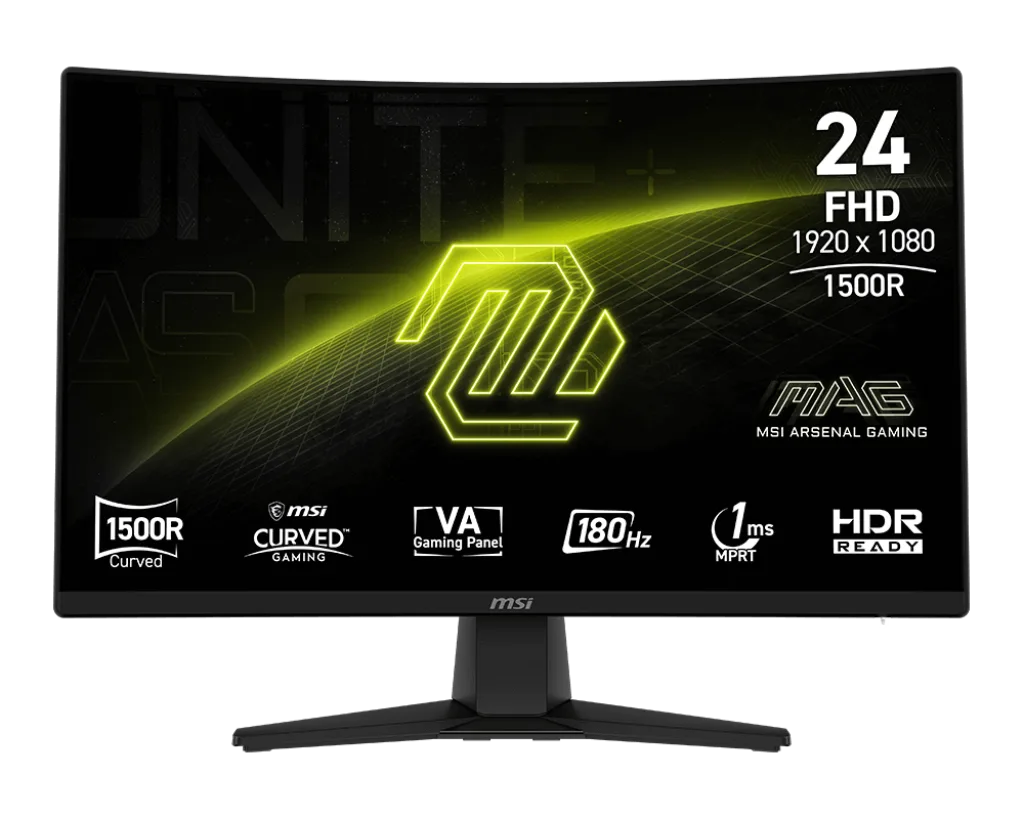 Monitor Gamer Curvo MSI 24″ MAG 242C VA 180 Hz Full Hd