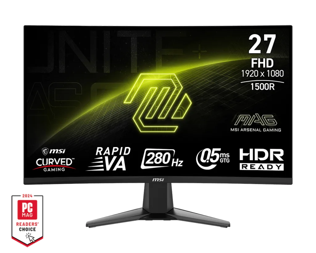 Monitor Gamer Curvo MSI 27″ MAG 276CXF VA 280 Hz Full Hd