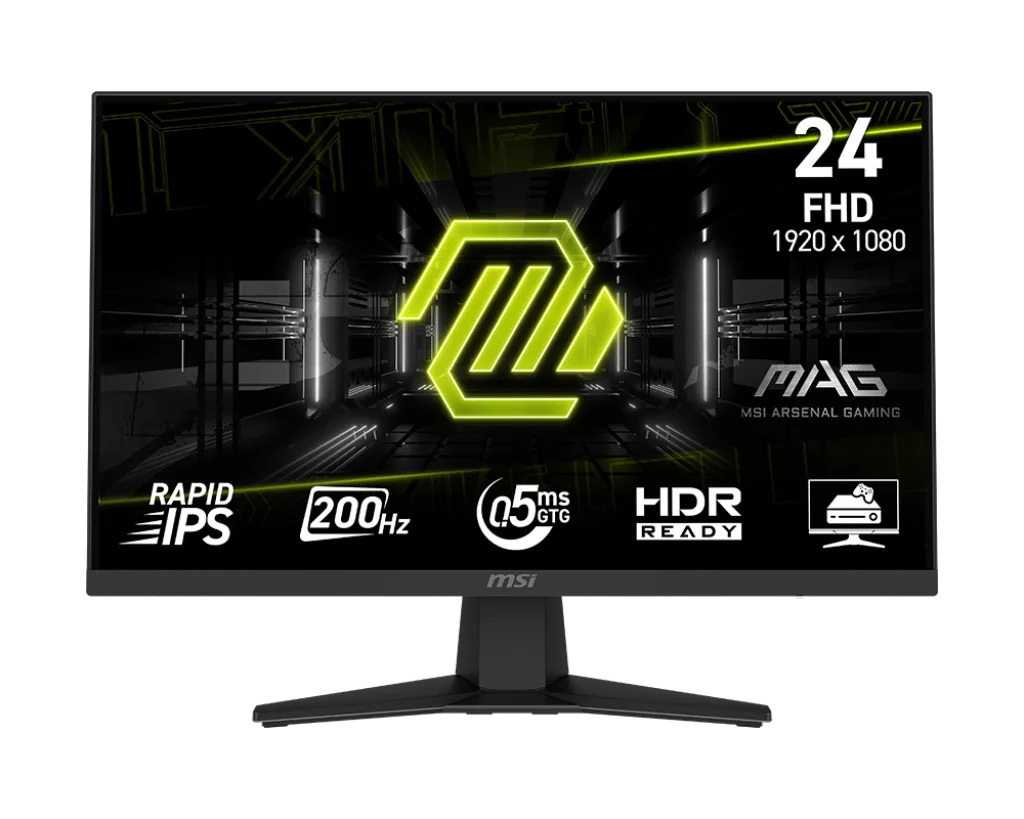 Monitor Gamer MSI 24″ MAG 244F 200 Hz IPS Full Hd