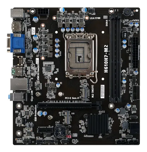 MOTHER ECS H610H7-M2 H/V/DP DDR4 1700 (BULK)