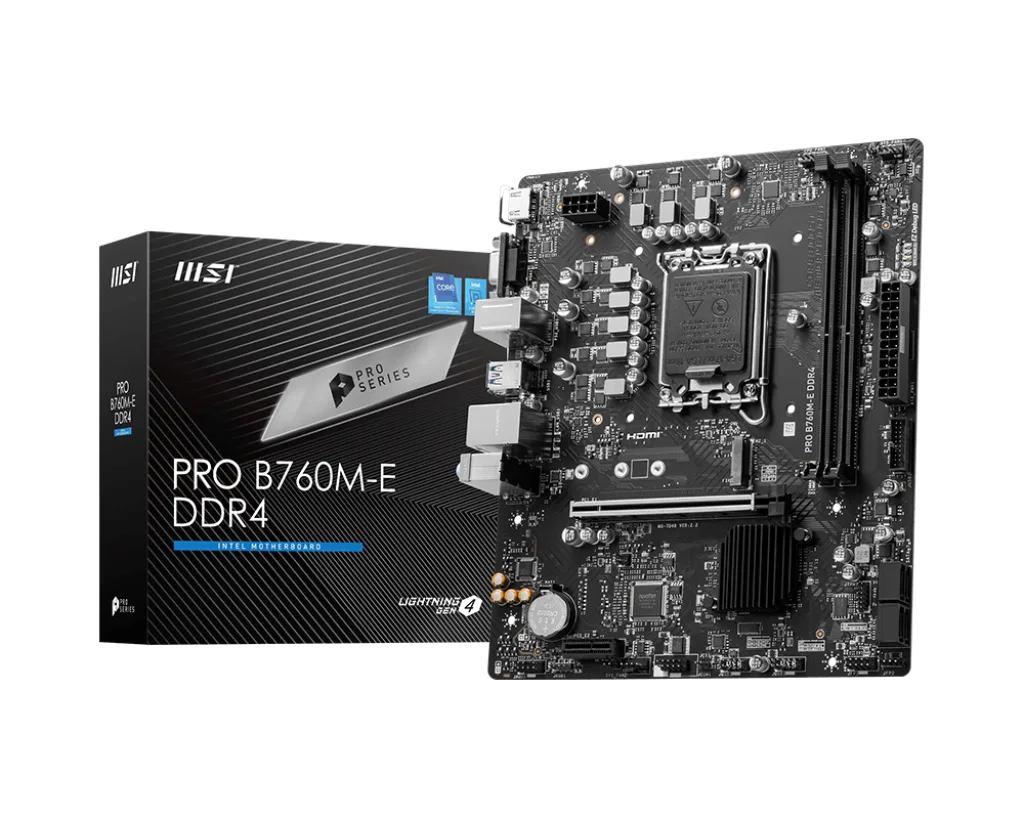 MOTHER MSI PRO B760M-E H/V 1700 M.2 DDR4