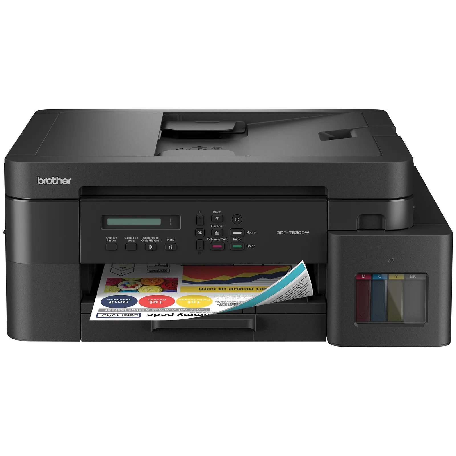 Multifunción Brother DCP-T830DW 28/11PPM Sistema Continuo Duplex