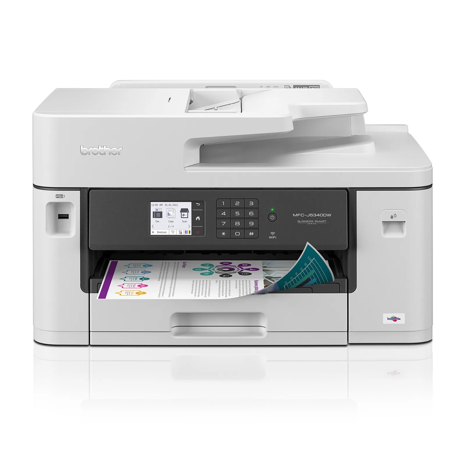 Multifunción Brother MFC-J5340DW 28PPM WIFI FAX RED A3