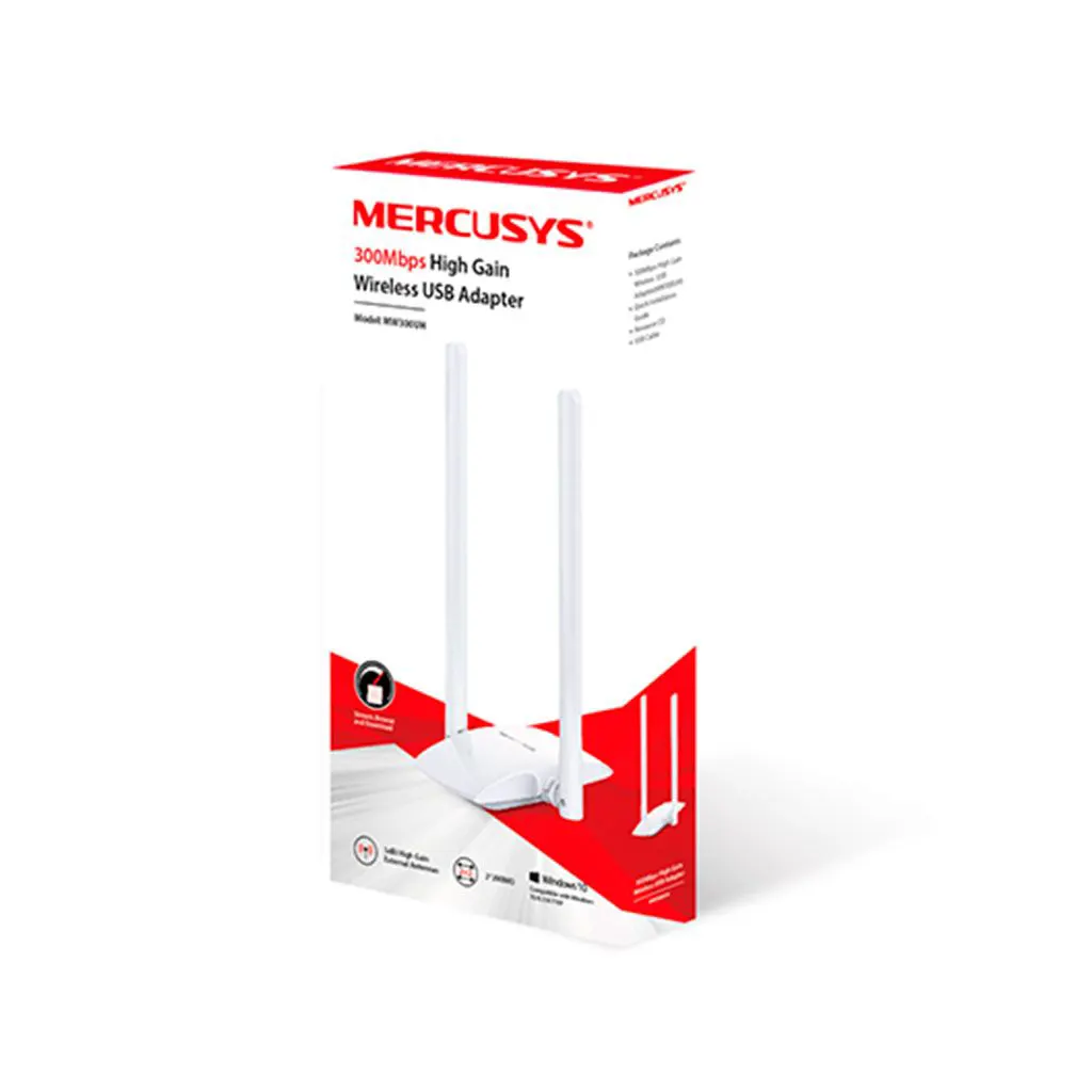 PLACA RED USB MERCUSYS MW300UH 300MBPS