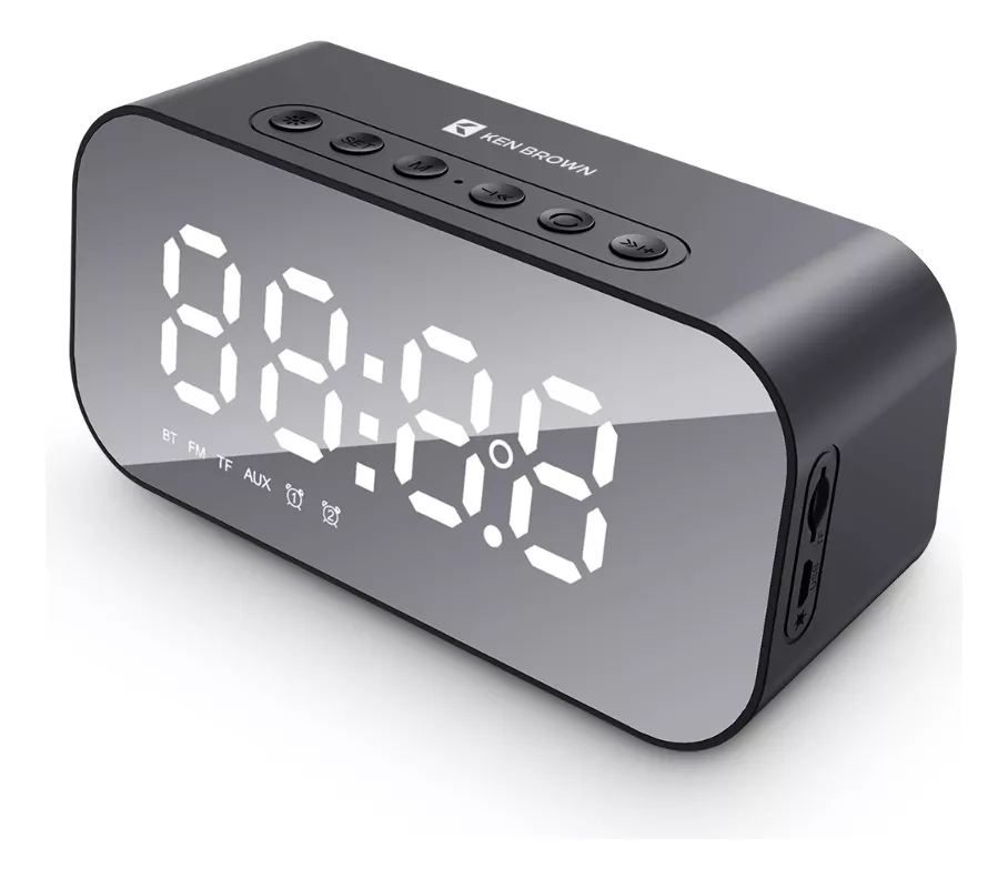 Reloj Despertador con Parlante Bluetooth Portatil