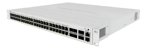 ROUTER MIKROTIK SW CRS354-48P-4S+2Q+RM CON FUENTE