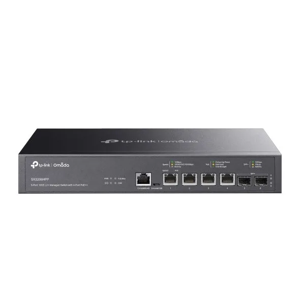 SWITCH 5P TP-LINK SX3206HPP 4X10G PoE++ 2X10G SFP