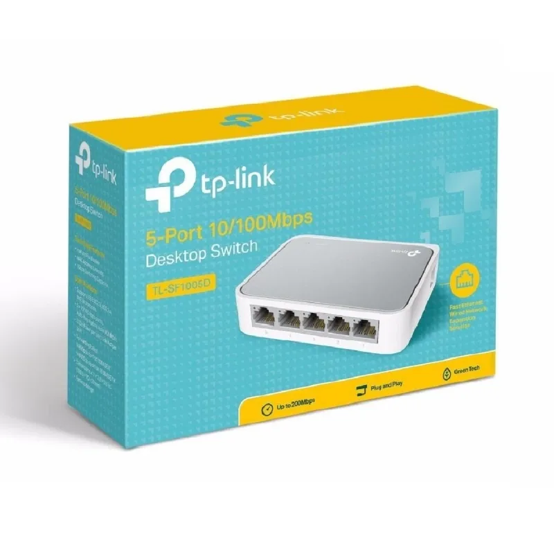 Switch TP Link L-SF1005D 10/100 Mbps 5 puertos