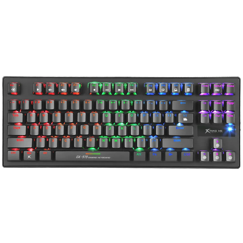 Teclado Gamer Mecánico Xtrike Me Gk 979 87 Keys