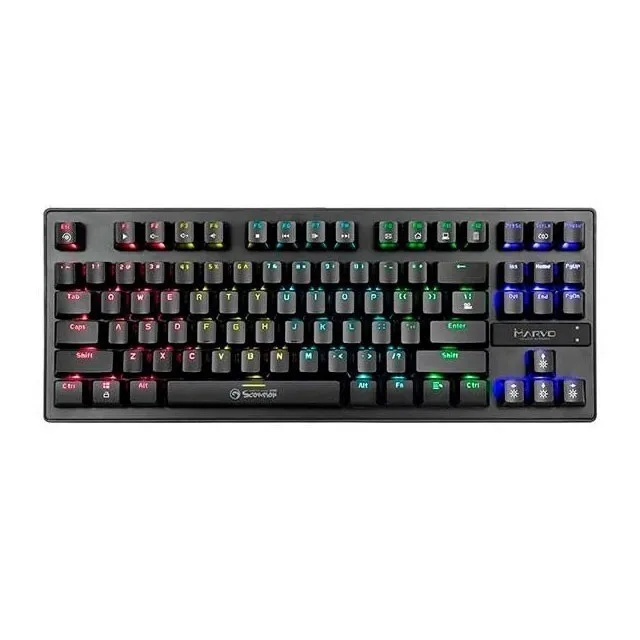 Teclado Mecánico Gamer Marvo Compacto RGB