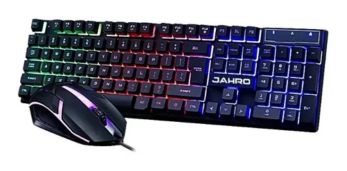 Teclado Teclado y Mouse Gamer Jahro RGB