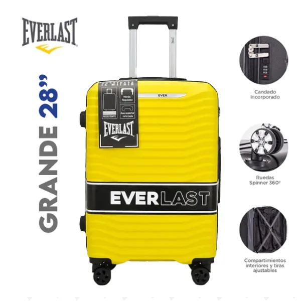 Valija Everlast Grande 27393 28″ AMARILLA