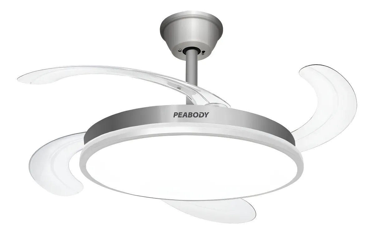 Ventilador de Techo Peabody Retráctil con Luz Led