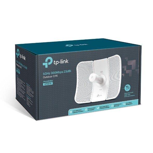 CPE TP-Link CPE610 300MBPS 5GHZ 23dBi Exterior