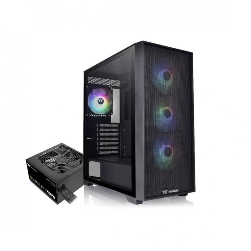 GAB +750W THERMALTAKE H390 TG ARGB FAN*4 E-ATX