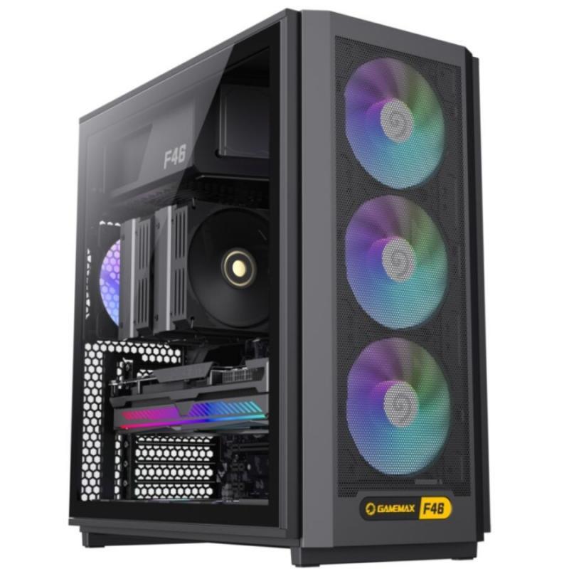 GAB GAMEMAX F46 BK 4*FAN ARGB ATX
