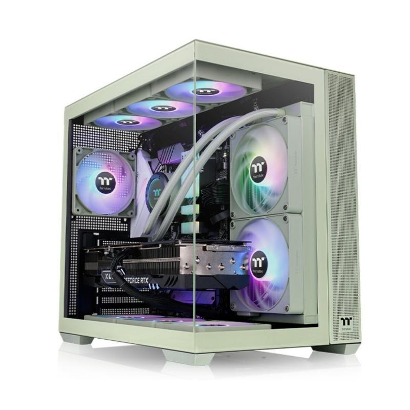 GAB THERMALTAKE VIEW 380 TG ARGB MATCHA 4*FAN