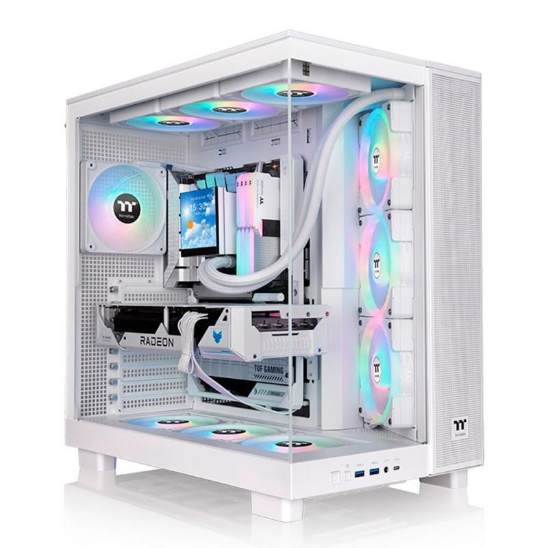GAB THERMALTAKE VIEW 380 XL TG ARGB WHITE 4*FAN
