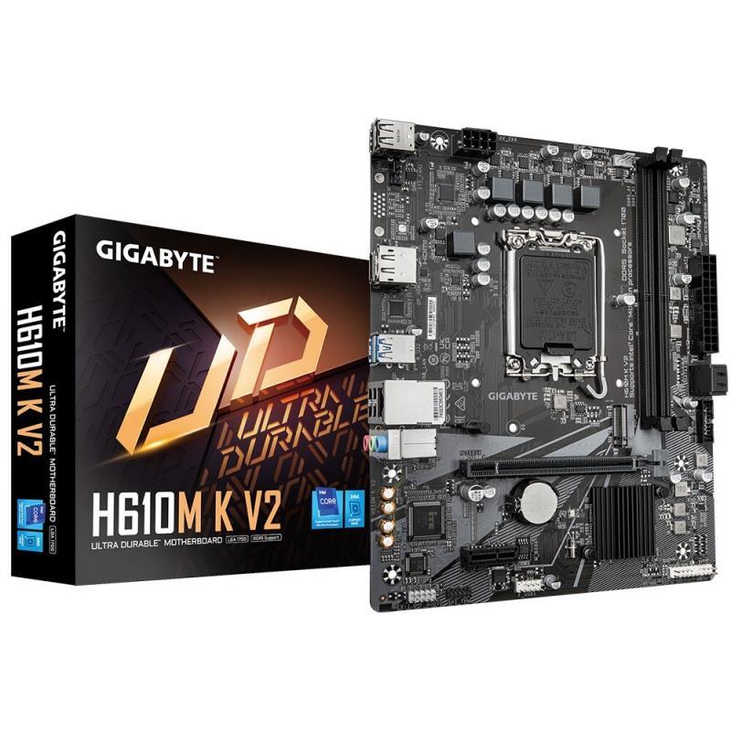 MB GIGABYTE S1700 H610M K V2 DDR5 BOX M-ATX