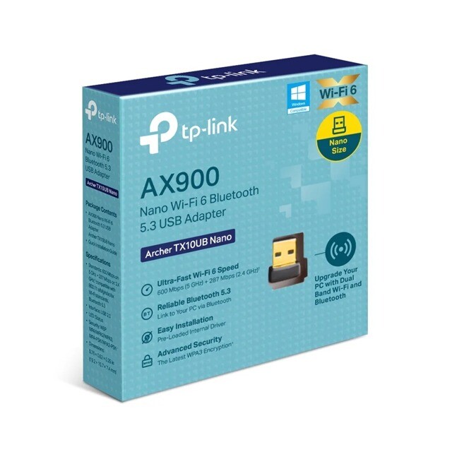 PLACA RED USB TP-LINK TX10UB NANO AX900 WIFI6