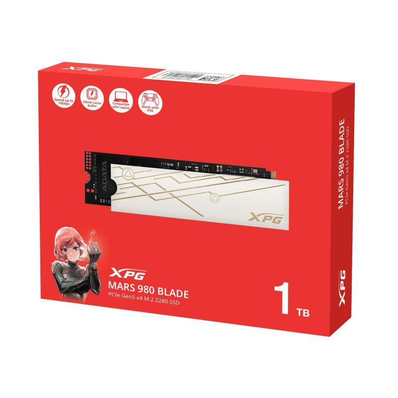 SSD M.2 NVME 1TB G5 XPG MARS 980 STORM WATER COOL